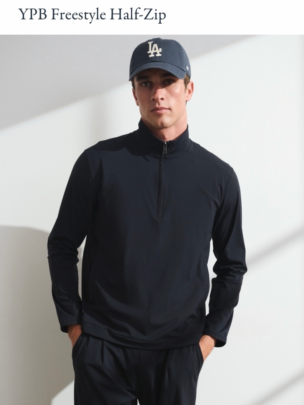 Abercrombie & Fitch Black Freestyle Half-Zip NWOT